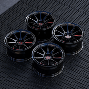 Литые диски Black Red Sport — R15–R21