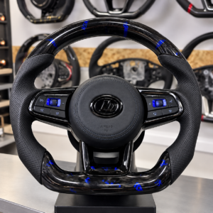 Спортивный мультируль Carbon Blue LED
